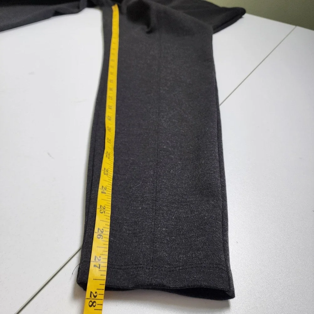Chicos So Slimming Womens Charcoal Gray Ponte‎ Leggings Size XL Tummy Control